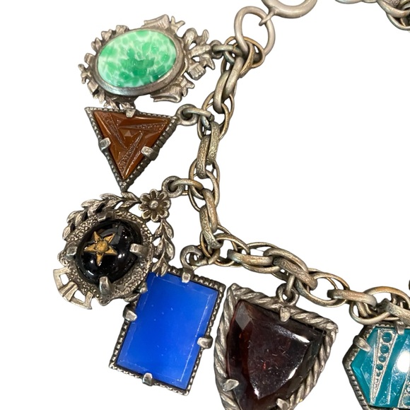 Vintage Charm Bracelet 7.5 Inch - Picture 2 of 6